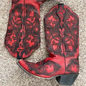 Red Corral Sniptoe Boots